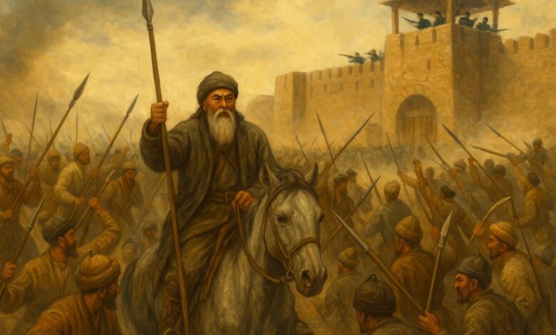 1856 жылы Жанқожа қоршаған бекініс